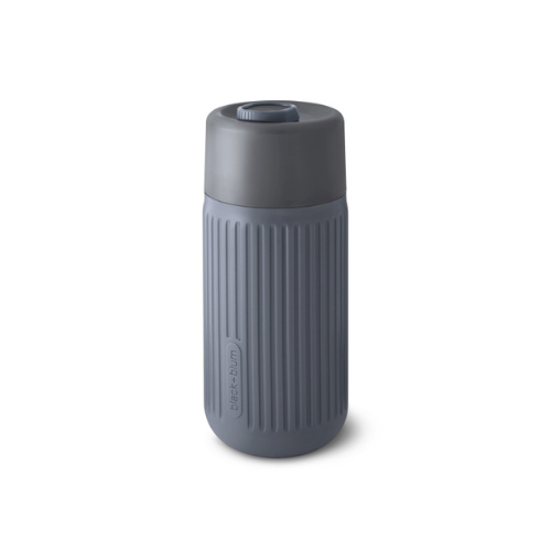 Black Blum Travel Cup Glass 0.34Ltr Grey Slate